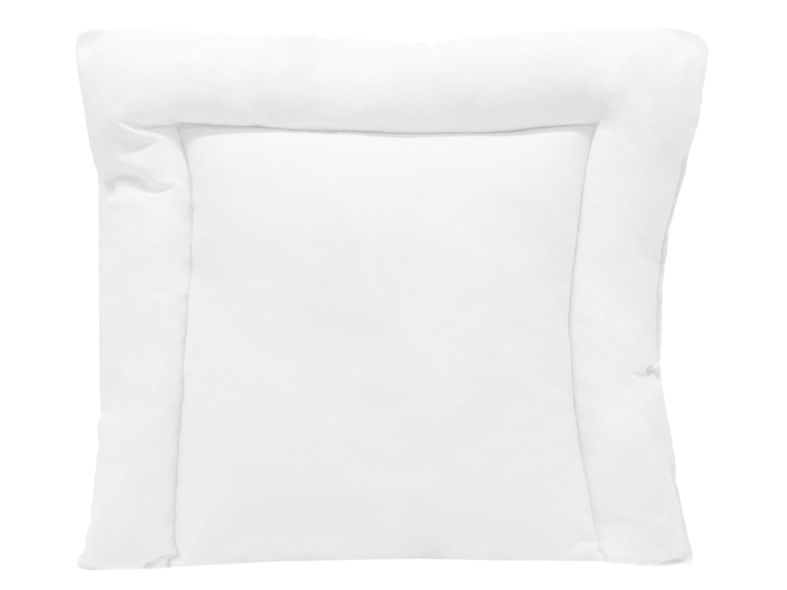 ZOLLNER flaches Kopfkissen für Kleinkinder - für Allergiker geeignet – Mischgewebe - waschbar bis 95°C – 35x40 cm - Hotelqualität