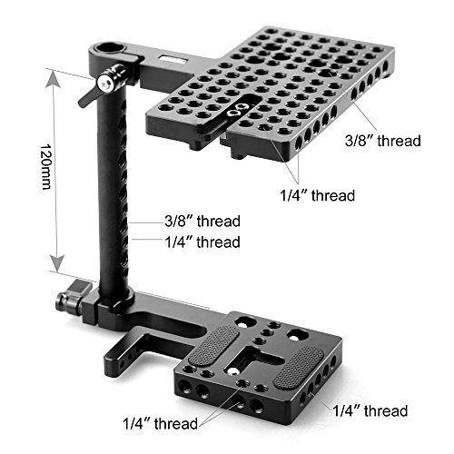 Chasis de liberación rápida SmallRig para cámaras DSLR Pequeño chasis SmallRig 1510 para liberación rápida, compatible con Canon 60D, 70D, 50D, 40D, 30D, 6D, 7D, 7D Mark II, 5D Mark II, 5D Mark III, 5DS, 5DS R, así como con Nikon D7000, D7100, D7200, D300s, D610, DF y Sony A99. Ideal para facilitar el uso y manejo de cámaras DSLR. - Fernando Cortés