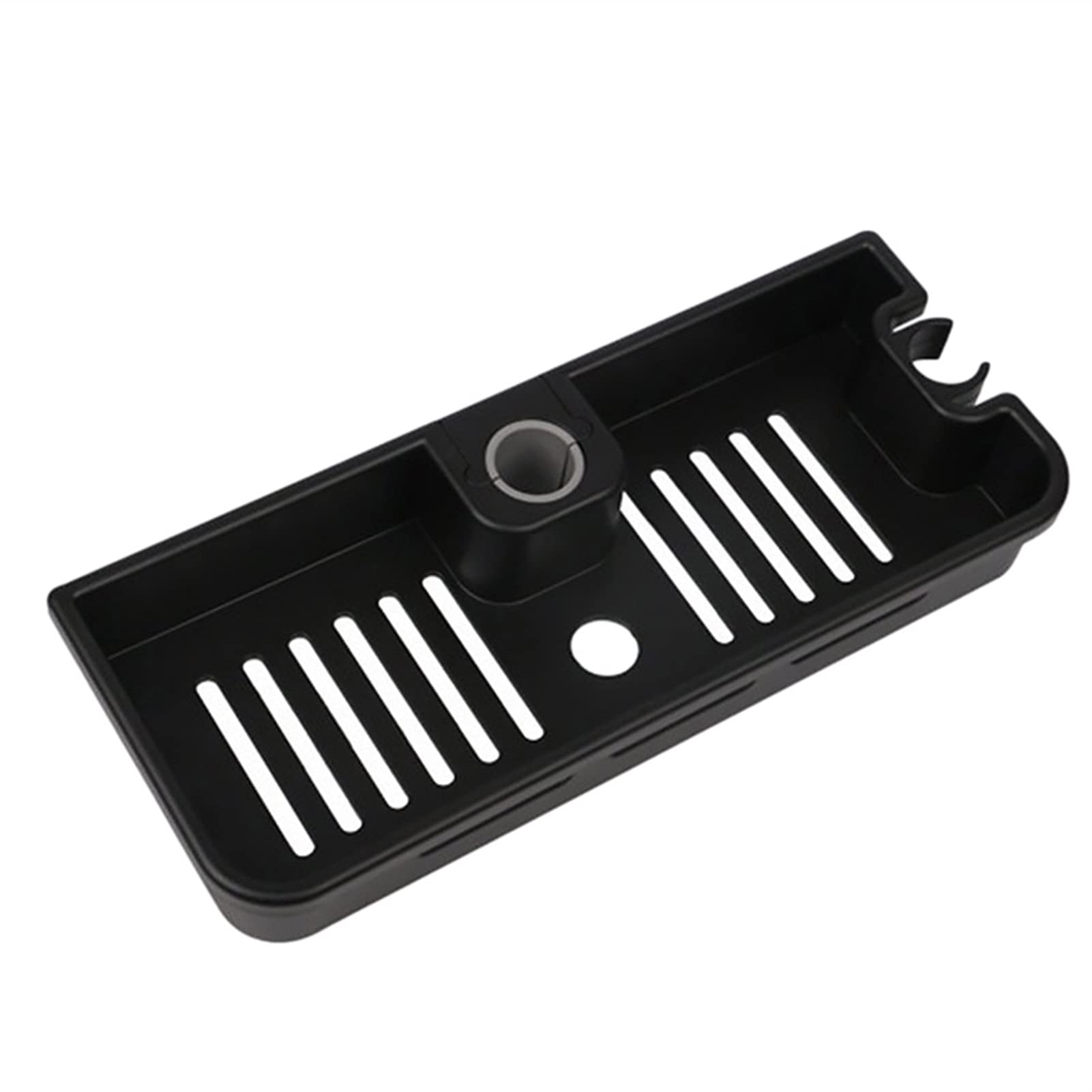 Organizador de baño estante varilla ajustable para soporte cabezal ducha y jabón
