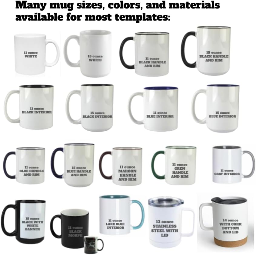 Miniatura 3 de Custom Mate - Taza de café personalizada - Taza de cerámica con texto personalizado y fotos (10 cajas (7 imágenes))