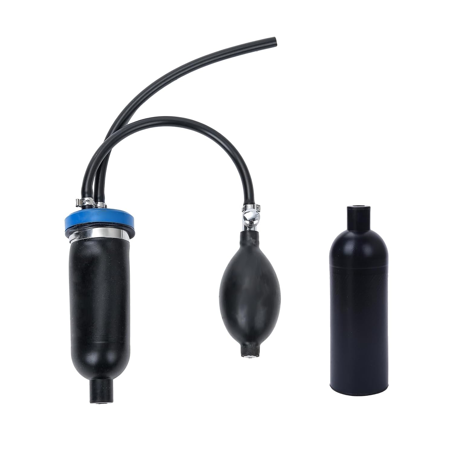 Universal Automotive Smoke Machine Inflatable Bladder, Easy Intake Adapter, Fits 0.8-5.2 Inch (20-130mm) Pipes, Universal Adapter for 12V Vehicle Fuel & Water Leak Detector Diagnostic Tester