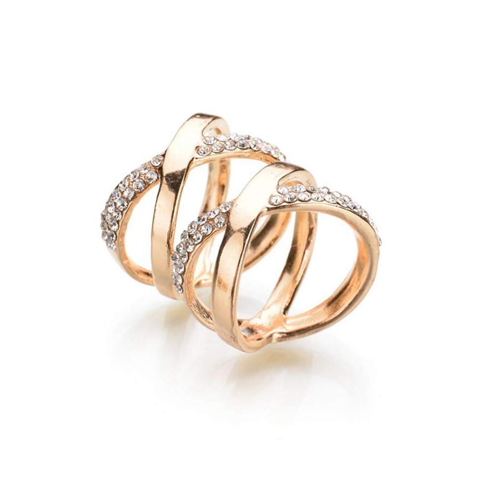 2 Fibbie Per Sciarpa Con Strass - Dorato E Argento, Per Avvolgere Sciarpe E Scialli - Foto 8