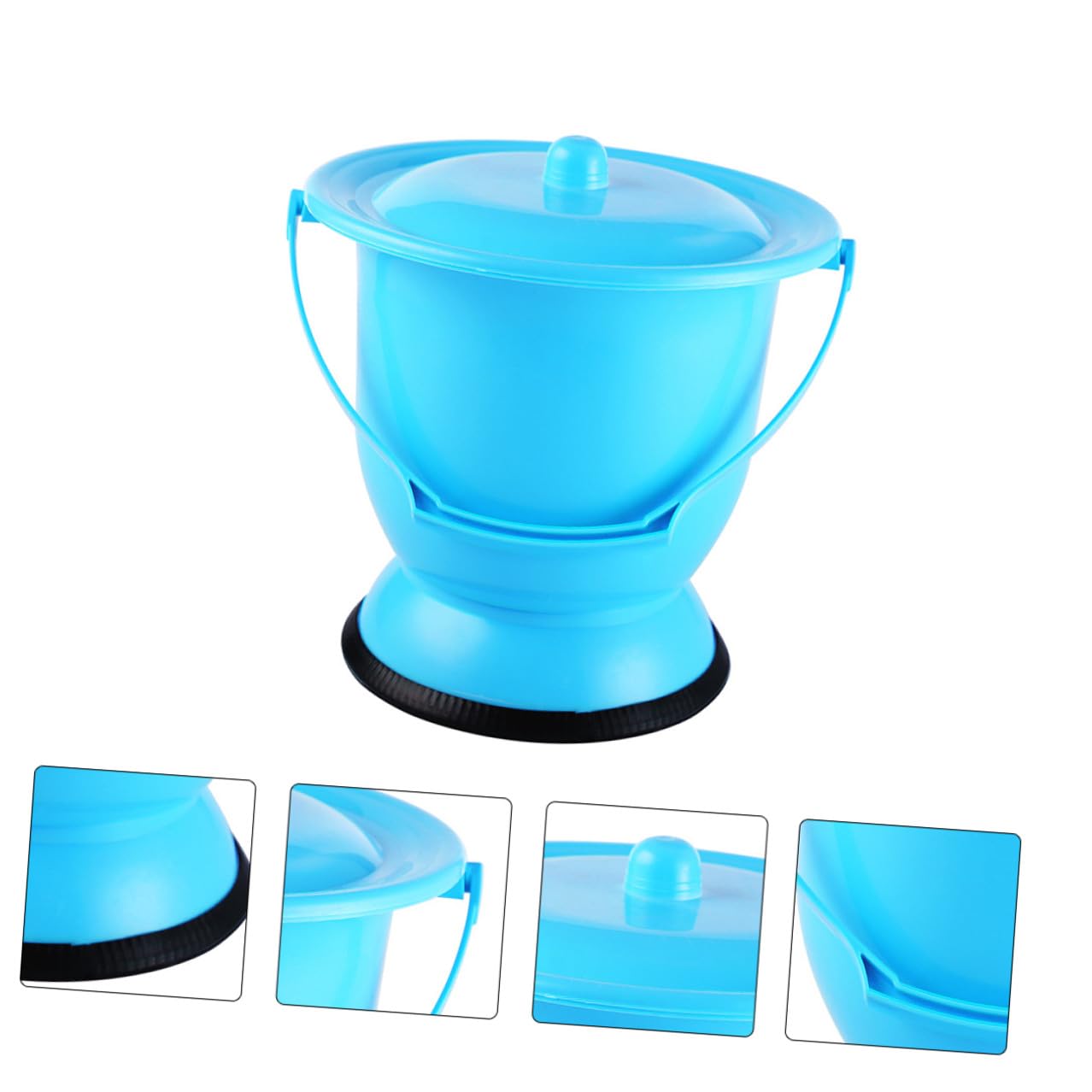VICASKY Orinatoio Portatile per Adulti in Plastica con Coperchio, Facile da Pulire, Contenitore per Urina per Casa e Viaggio, Pratico e Compatto