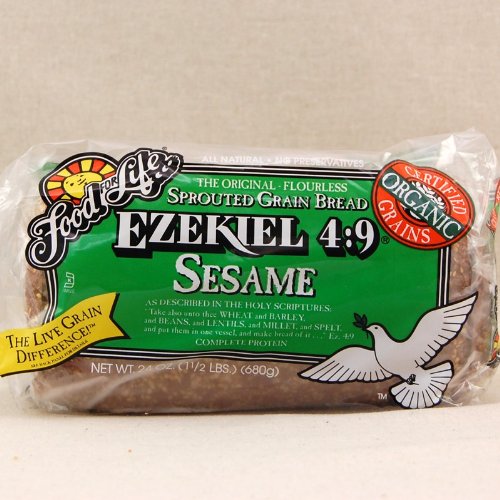 Food for Life, Organic Ezekiel 4:9 Sesame Sprouted Grain Bread