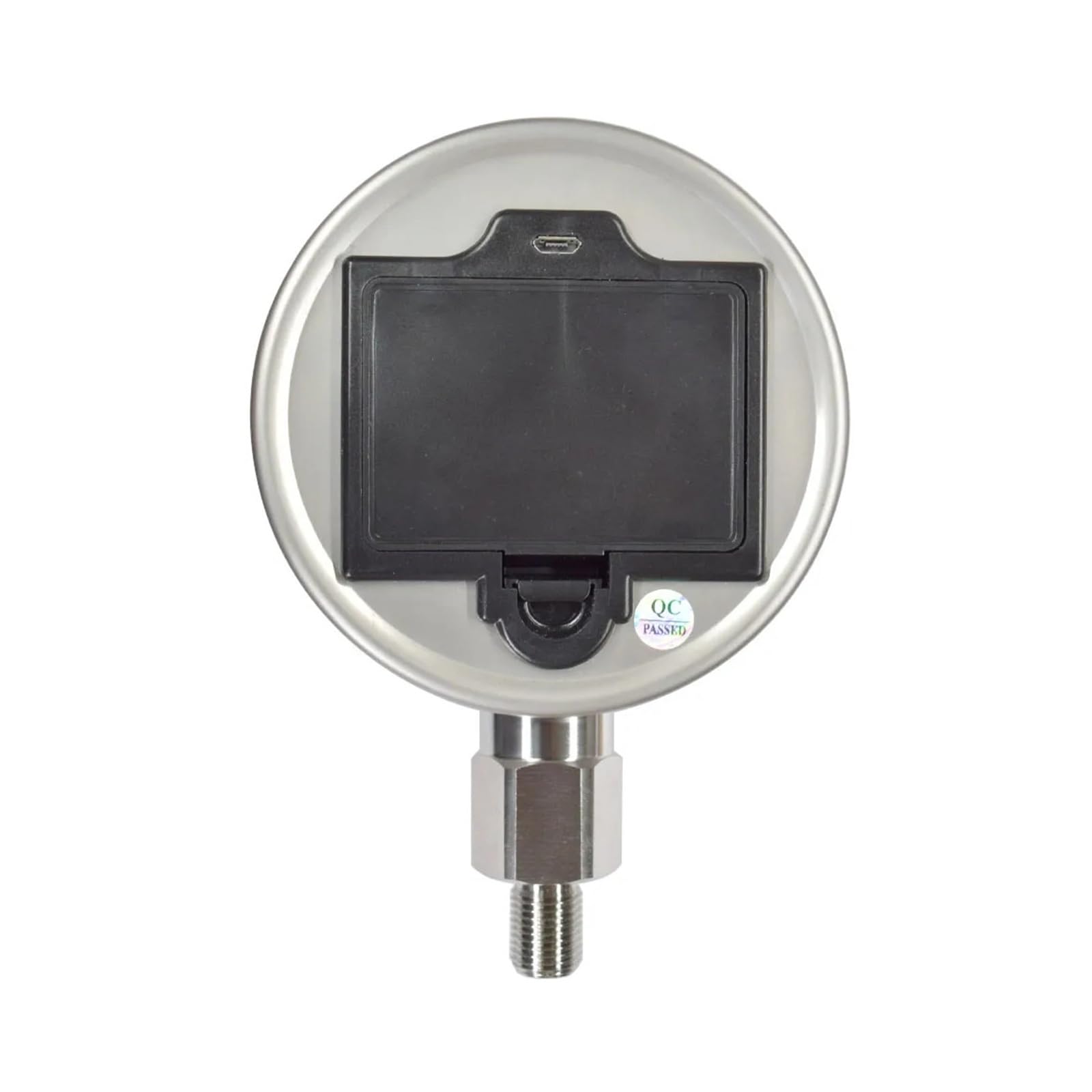 Manometer, 1/4 NPT Genauigkeit 0,1 Digitales Manometer aus Edelstahl mit fünfstelliger Anzeige(0-0.6Mpa)