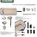 KarSyon Shark Flex Style Case for Airwrap Hair Dryer Brush Revlon Hair Tools Travel Bag Carrying Case Flat Curling Iron Organizer (Navy Blue)