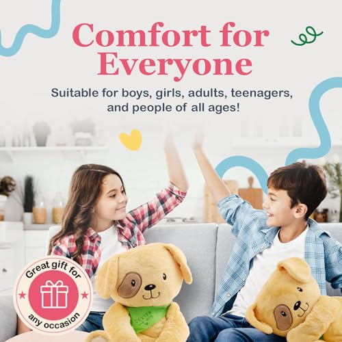 Image of Lilly's Love Weighted Stuffed Animal, 5lb | Sensory Plush for Kids & Adults | Machine Washable Plushie w /Removable Inner | Calming Weighted Stuffed Animal for Anxiety, Dexter The Dog