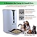 Automatic Cat Dog Feeder Smart Feed with WiFi Camera Pet Food Dispenser with Time and Meal Size Programmable 7L Large Hopper Up to 6 Meals