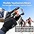 yoostooper Rechargeable Heated Winter Gloves for Women & Men with Touchscreen, Built-in Smart Display and Premium Polar Fleece, Ideal for Outdoor Skiing/Cycling/Hunting