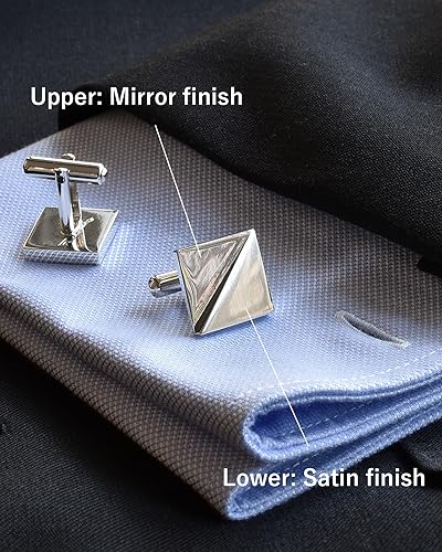 Image of [TAVARAT] Cufflinks for Men cuff links mens Black Silver Light Gold Tps-166