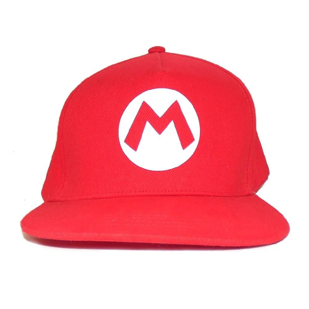 Nintendo Super Mario Badge Mario (Snapback Cap) One Size Red