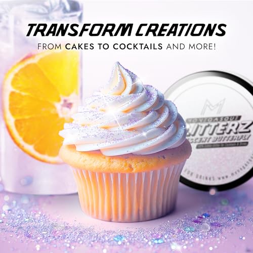 image for MONÉGASQUE Iridescent Edible Glitter for Drinks 10g – Edible Glitte