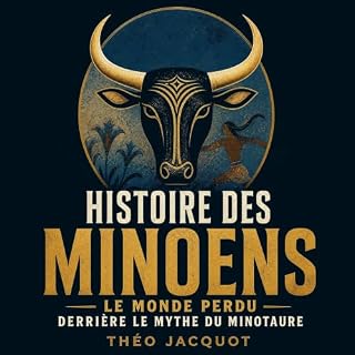 Couverture de Histoire des Minoens : Le monde perdu derri&egrave;re le mythe du Minotaure