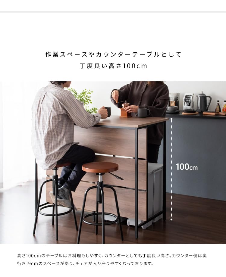 Amazon｜マルシェ カウンターテーブル レジ台 受付 受け付け キッチン 