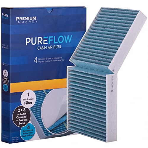PureFlow Cabin Air Filter PC9373X | Fits 2005-2016 Mercedes-Benz SLK350, 2006-2008 SLK280, 2012-2015 SLK250, 2017-2020 SLC300, 2005-2016 SLK55 AMG, 2009-2011 SLK300