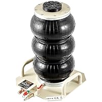 VEVOR Pneumatischer Wagenheber Air Jack 3 t, Weiß Dreifachbeutel Luftheber 140-450 mm Hubhöhe Sack Luftwagenheber, 10 Sekunden Hub Luftheber Wagenheberheber Wagenheber für SUV, LKW, Bus usw.