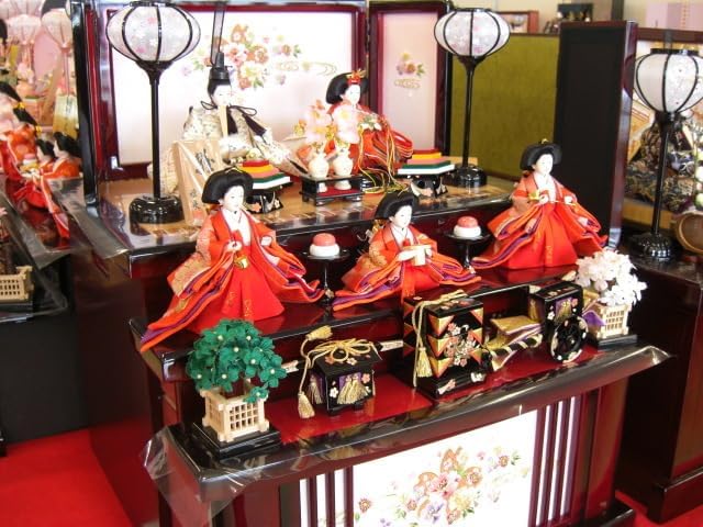 さらに訳アリ65巾 ひな人形 親王飾り 収納飾り 雛人形