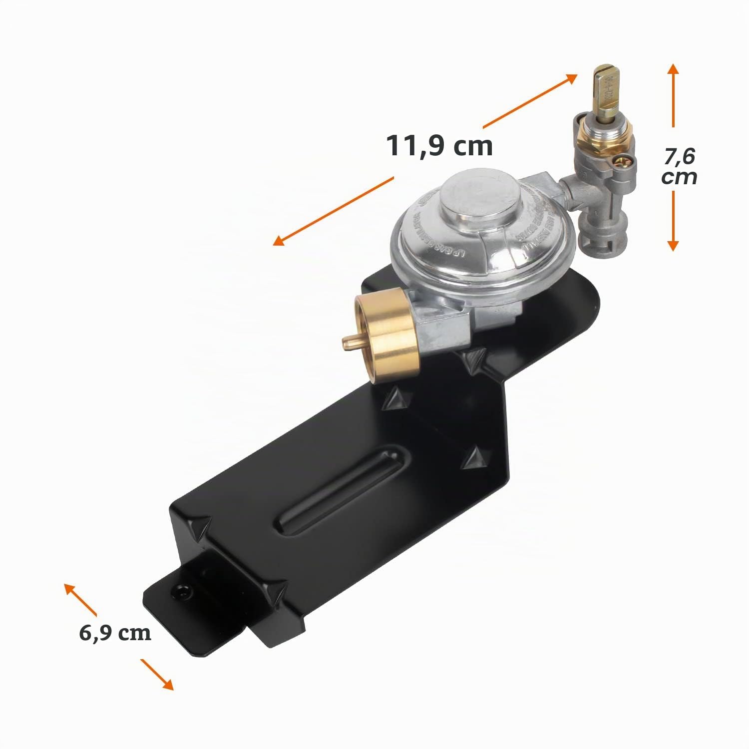 Ventilregler für Weber Q100 Q120 Serie 386001 386002 516002 516501 Gasgrills Ersatzteile für Weber 80477 Ventilregler Montage
