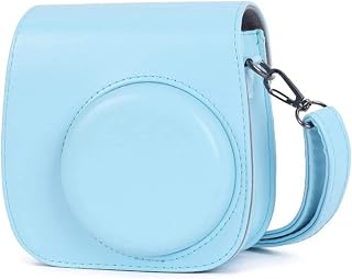 HJUGHPN Bolsa para cámara con correa para el hombro, color azul