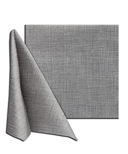 Lot de 240 serviettes jetables bio en tissu non tissé (TNT), 100 % biodégradables, 40 x 40 cm, taupe