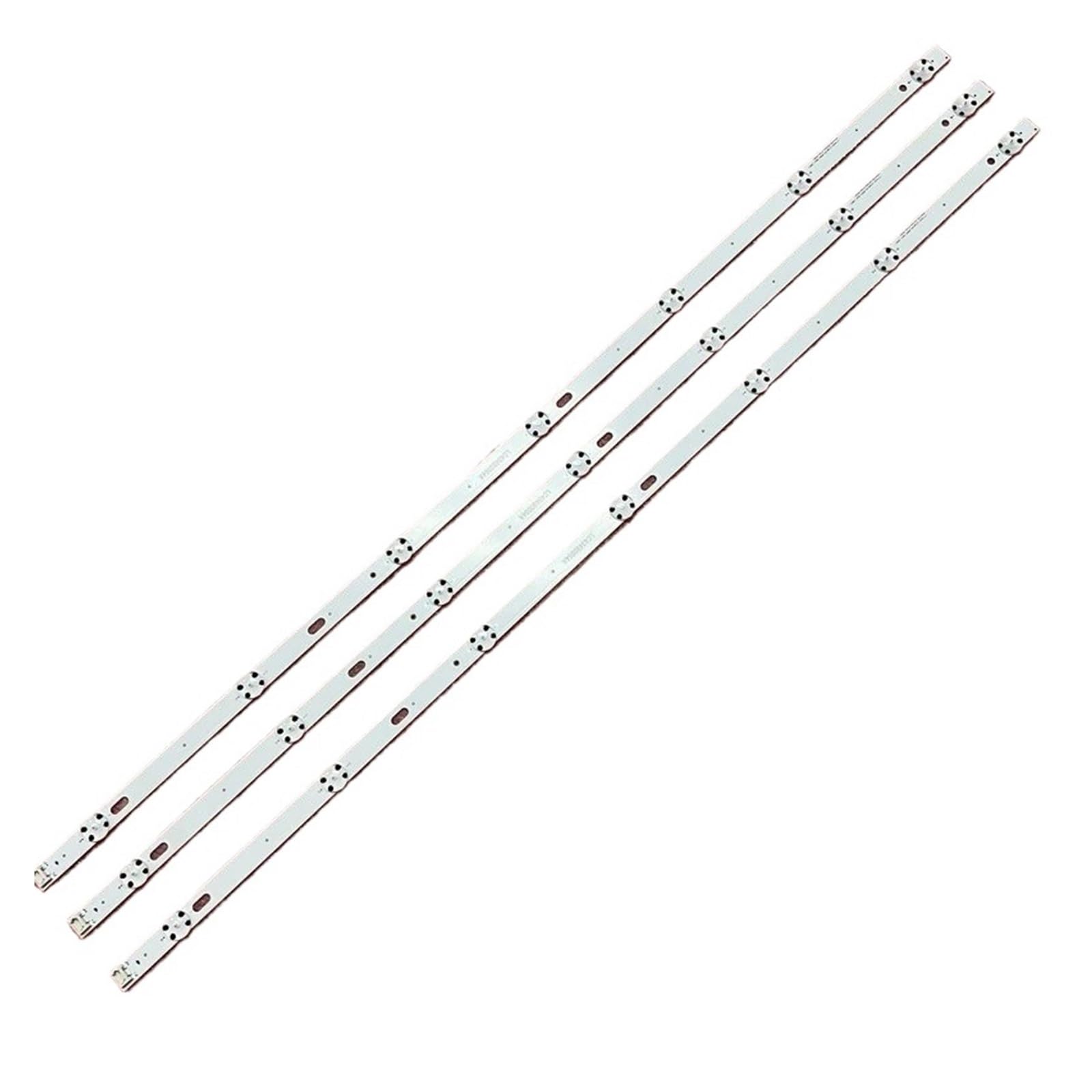 TCETVMVXR LED Backlight Strip (3) Compatible with TV 43UJ635V 43UJ675V 43UK6300PLB 43UJ651V 43UJ634V 43UJ630V 43UJ561V 43UJ655V LC43490059A LC43490058A(6 PCS For 2 TV)