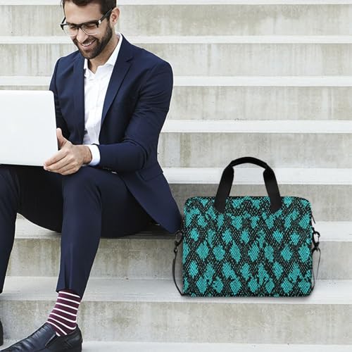 Maletín para portátil ALAZA con estampado de piel de serpiente miniatura 3