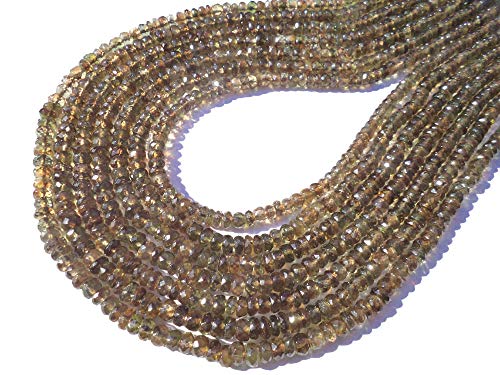 Perles d'andésine naturelle pour créer vos bijoux d'été et colliers de créateurs