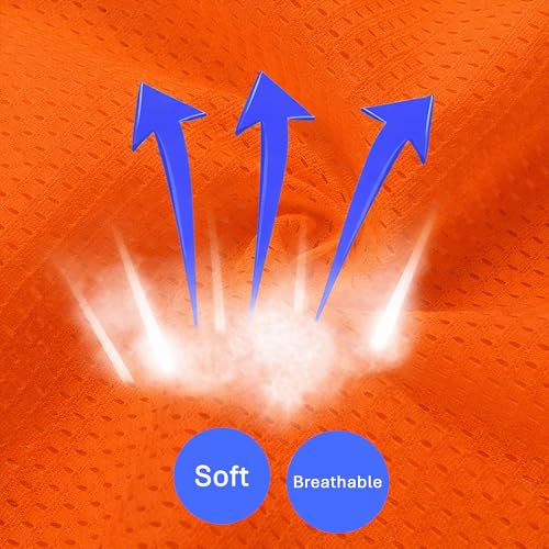 Image of uniformer Premium Safety Jacket for Men and Women | Reflective High Visibility | Ideal Unisex Safety Jacket for Civil Engineer | Used in Airport, Construction, Traffic
