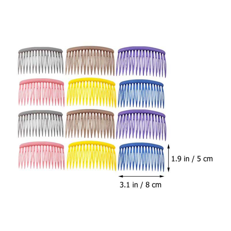 Side Hair Combs for Women - 12 Pcs Portable Styling Clips