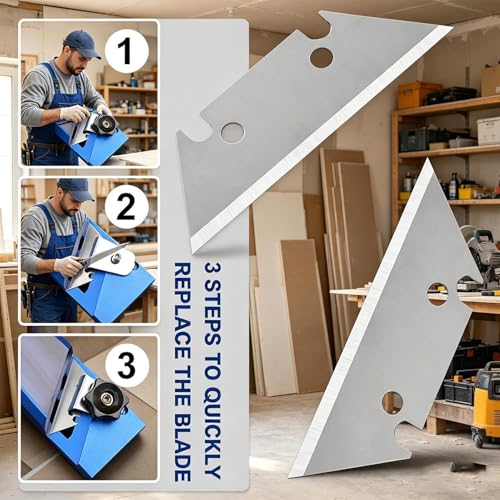Herramienta para biselar paneles de yeso y cartón con corte en V de fácil control manual 5