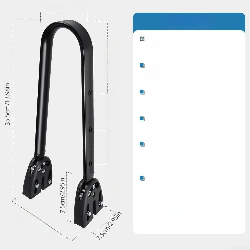 Portapacchi regolabile in alluminio con sgancio rapido, fissaggio sicuro a 4 punti di fissaggio posteriore per bici elettriche da strada di montagna, adatto a telai da 120-157 mm