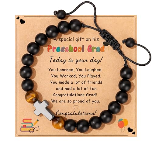 Image of JoycuFF 2026 Kindergarten Graduation Gifts for Her, Cute Heart Cross Bracelet Gifts for Her, Graduation Gifts for Teen Women Daughter Niece Granddaughter