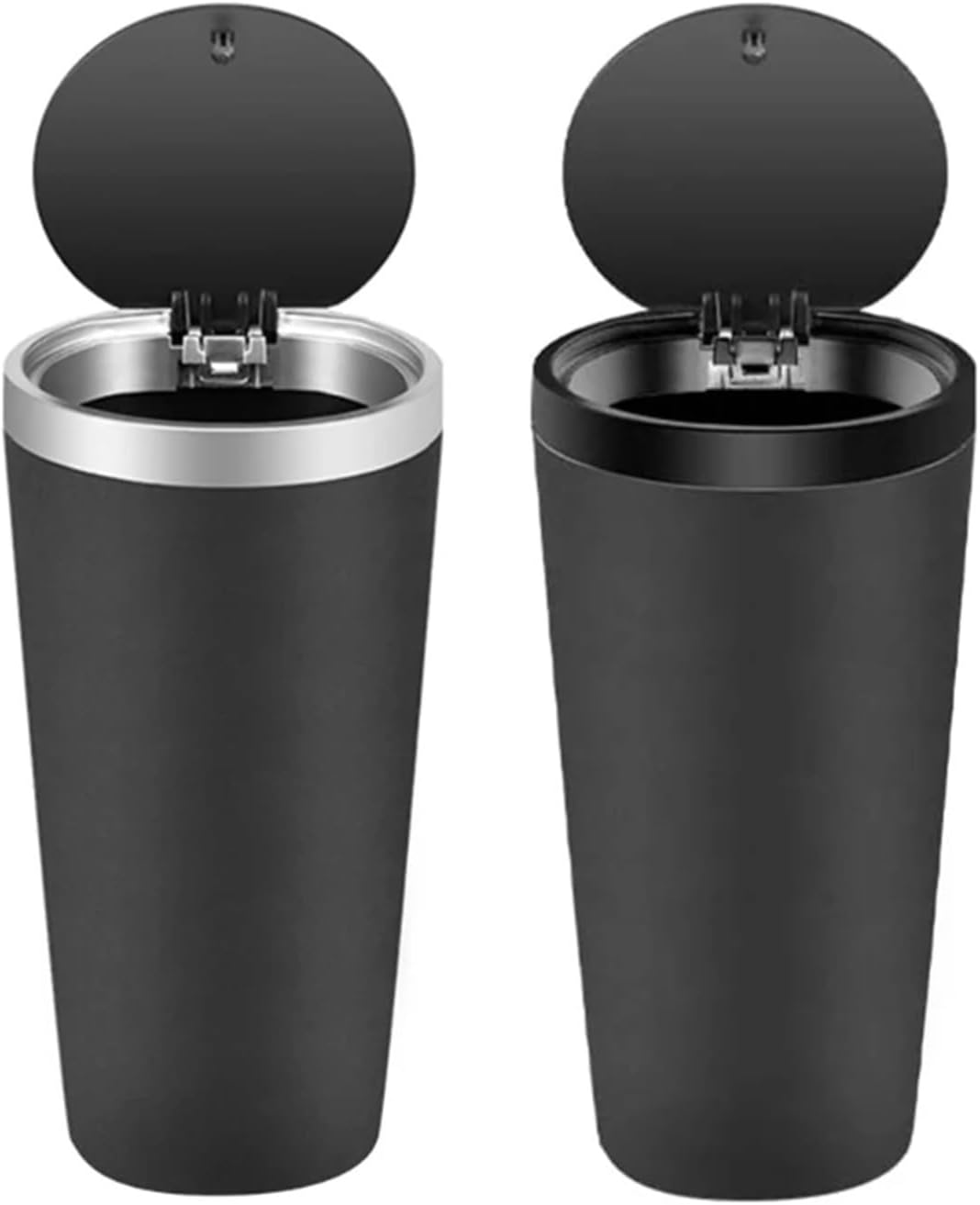 Fit for Leak-Proof Car Cup Holder Trash Can - Garbage Bin Ashtray with Cover for Storage(C)