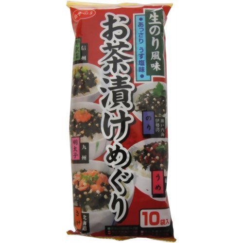 Amazon.co.jp: 白子のり お茶漬けめぐり 10袋入 : 食品・飲料・お酒