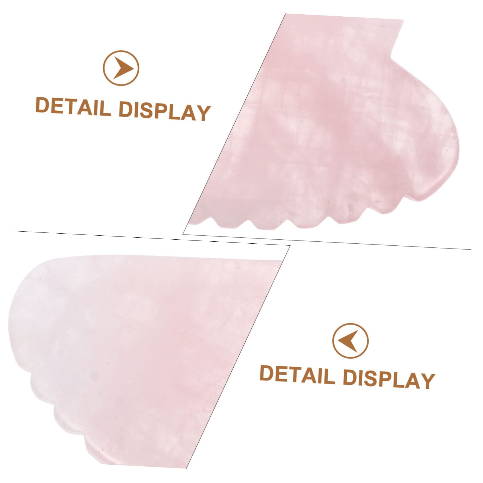 2pezzi Guasha Scraping Board Naturale Per Massaggio Muscolare e Rilassamento Strumento Per Adulto Facile Da Usare Per Corpo e Viso