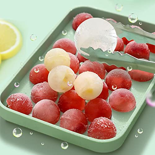 Round Ice Cube Tray, Silicone Ice Cube Mold Easy Release, For Homemade Coffee, Whiskey, Cocktails, Stackable Ice Trays With Covers, Keep Drinks Chilled #TOP4