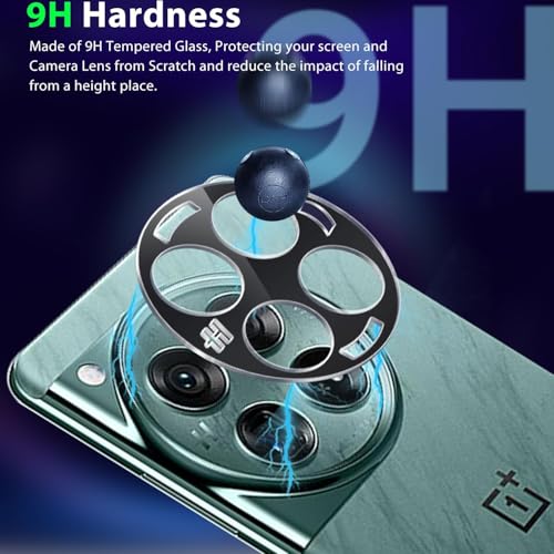 Image of Xmon Back Camera Lens Protector for OnePlus 12 (1 Pack) Premium Camera Glass Protector Guard, Anti-Scratch, Ultra-Clear, Easy Installation