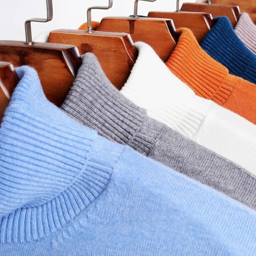 Men's Warm High Neck Sweater Casual Comfortable Pullover Sweater Male3