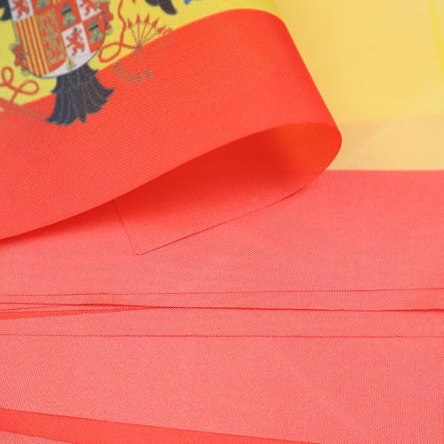 Image of Spain under Franco 1945-1977 6 meters BUNTING Flag 20 flags 9'' x 6'' - Francoist Spanish STRING flags 15 x 21 cm - AZ FLAG