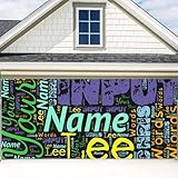 Garagentor Banner Personalisierte, Kreative Garagentor Hintergrund, Custom Garagentor Banner Abdeckung, Hintergrund für drinnen und draußen, Halloween-/Weihnachtsdekoration