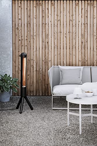 EVA SOLO | HeatUp Terrassenwärmer | Elektrischer Heizstrahler mit vollem Effekt in 5 Sekunden | Schwarz