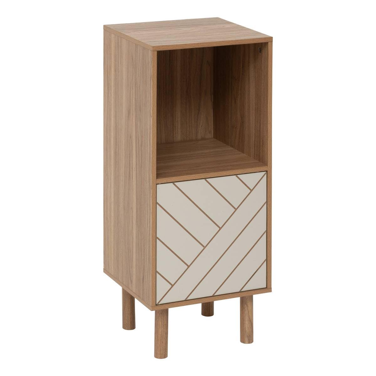 5 five simply smart 5five - etagère 2 Cases 1 Porte mix'n'Match Bois et Motif rayé