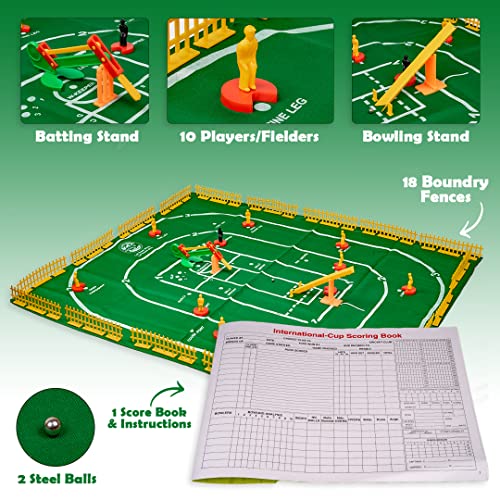Image of Ratna's International Cricket Floor Game Indoor Board Game for Kids Ages 7+ Years