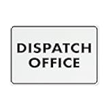 Btbaspa Dispatch Office Sign for House 12x16 Inches Yard Sign, Premium Aluminum, Sun-Proof, Rust-Free