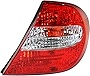 Evan-Fischer Tail Light Assembly Compatible with 2002-2004 Toyota Camry Passenger Side