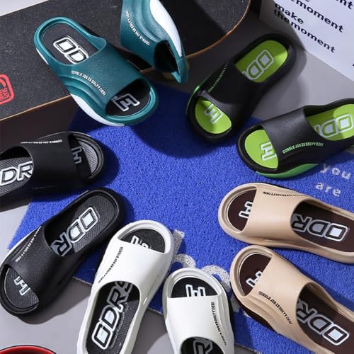 Premium Comfort Linear Design Yoga Mat Sildes Sandals Summer Slippers For Men Non Slip Flip Flops Indoor Outdoor Footwear2