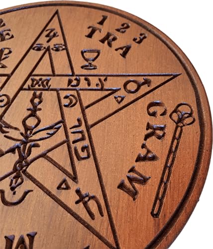 Tetragrámaton en madera reciclada 30 cm