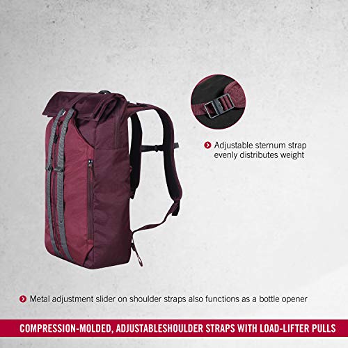 Victorinox Altmont Active Deluxe Duffel Laptop Backpack, Burgundy, 18.9-inch