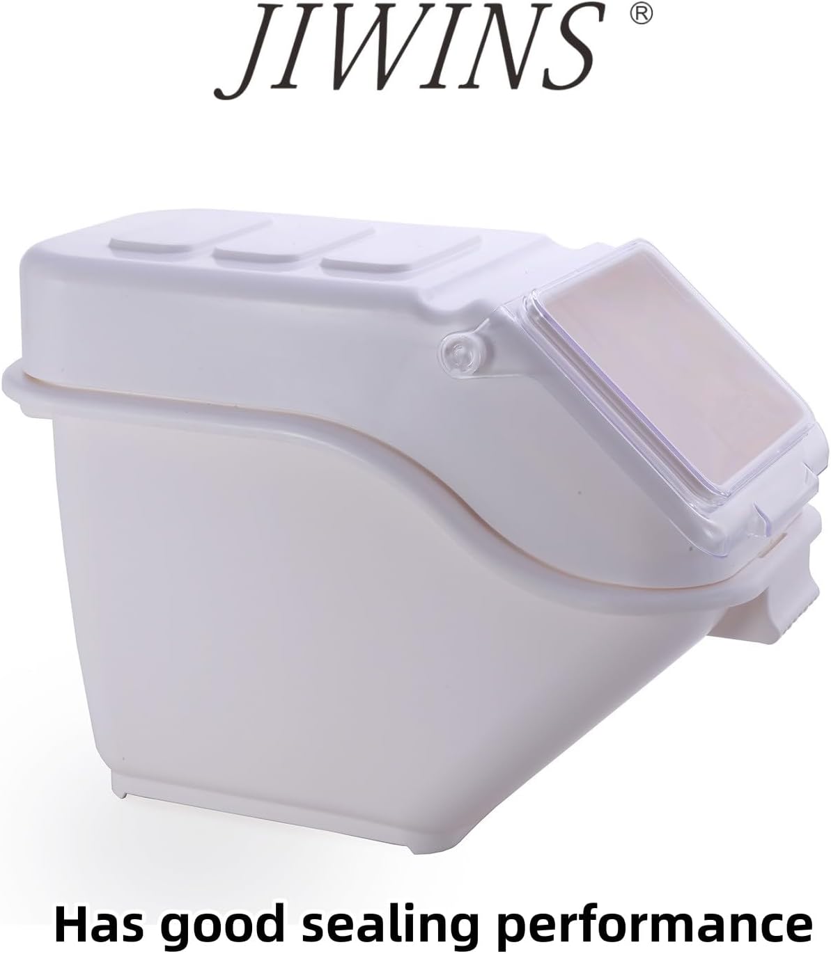 commercial sealed food storage containers, kitchen grain storage boxes, storing rice, flour, snacks, and pet food (40-Cup 2.2Gal/8Qt)