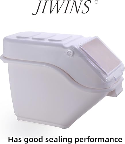 Miniatura 6 de Jiwins Contenedores comerciales sellados para almacenamiento de alimentos, cajas de almacenamiento de granos de cocina, almacenamiento de arroz,